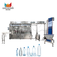 Ligne de production industrielle d'eau en bouteille PET et verre 12000BPH 16000BPH 24000BPH, machine de remplissage et d'embouteillage de liquides avec fourniture de pièces