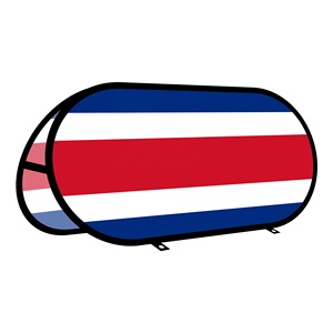 Hiển thị sự kiện trao đổi văn hóa giúp thể hiện các đặc điểm quốc gia cờ Costa Rica bật lên biểu ngữ khung - Product Image 1