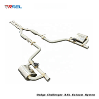 Échappement Catback haute performance pour Dodge Challenger SRT 3.6L 6.2L (2015-2023) - Acier inoxydable SUS304, fixation directe