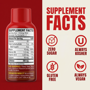 Greenpie OEM Bevanda Energetica Liquida Personalizzata Senza Zucchero con Vitamina <span class=keywords><strong>B12</strong></span>, Caffeina ad Azione Rapida, <span class=keywords><strong>Integratore</strong></span> Pre-Allenamento - Product Image 4