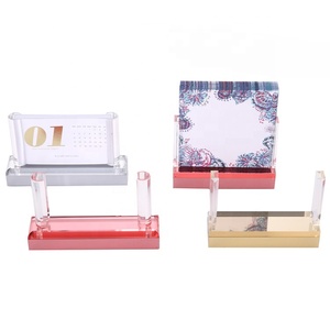 HUISEN — table de bureau or, présentoir <span class=keywords><strong>calendrier</strong></span>, livraison directe de l'usine - Product Image 1