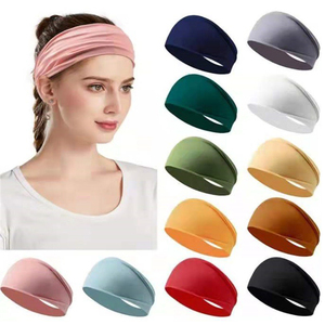 Cinta para la Cabeza Deportiva Personalizada, Cinta para la Cabeza para Baloncesto, Ciclismo al Aire Libre, Fitness, Yoga, Cinta Absorbente de Sudor Ancha para Mujeres y Hombres - Product Image 1