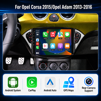 Écran de 9 pouces pour Opel Corsa 2015, lecteur DVD radio, écran intelligent Android Auto, GPS, affichage multimédia, navigation, récepteur, autoradio