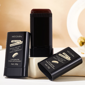 Barra de Tinte para Cabello de Aspecto Natural para Cubrir las Canas, Barra de Tinte para Raíces del Cabello Portátil y Desechable, Coloración Suave y Rápida, Sin Decoloración - Product Image 1