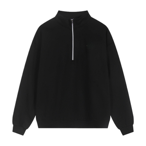 Consegna Rapida Felpa con Zip a un Quarto Oversize con Design a Spalla Scesa e Giacca da Uomo di Qualità Superiore - Product Image 3