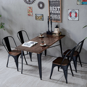 Metal de madera <span class=keywords><strong>VIP</strong></span> restaurante al aire libre vestíbulo del hotel restaurante comercial mesa y silla y mesa para restaurantes - Product Image 5