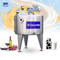 Pasteurisateur de Lait par Lots pour l'Afrique du Sud, Machine de Pasteurisation UV 1000L pour Lait à Vendre