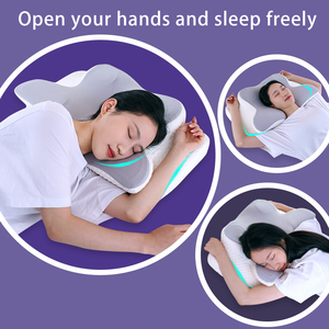 Cuscino <span class=keywords><strong>per</strong></span> collo in Memory Foam cervicale ortopedico <span class=keywords><strong>per</strong></span> <span class=keywords><strong>dormire</strong></span> letto <span class=keywords><strong>a</strong></span> farfalla pacchetto personalizzato quadrato 80 poliestere/cotone 50 pz - Product Image 6