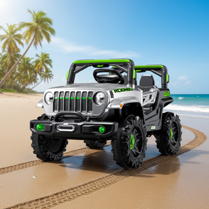 Voiture électrique à quatre roues motrices télécommandée <span class=keywords><strong>pour</strong></span> bébés garçons et filles, véhicule tout-terrain électrique à quatre roues - Product Image 2