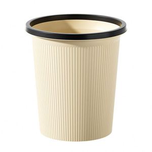 Striped Trash Can extra <b>Large</b> Perfect for Home a must Have Plastic Storage <b>Bin</b> for Back to School - Product Image 5