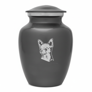 Laiton crémation animaux cendres urne pattes imprime conception gravé mémorial reste de cendres fournitures funéraires - Product Image 1