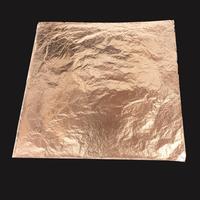 Feuilles d'imitation de feuille d'argent 16x16cm pour l'artisanat, le nail art, la décoration de meubles et la dorure