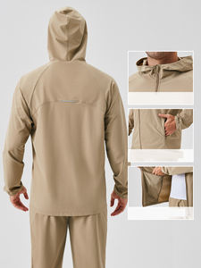 Chaquetas Deportivas con Cremallera para Hombre, Reflectantes, Ligeras, para Correr al Aire Libre - Product Image 3