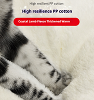 Lit pour chat créatif en forme de tasse de ramen japonais, en velours cristal épaissi, nid pour animaux de compagnie, coton PP haute résilience, détachable, toutes saisons, maison pour chat