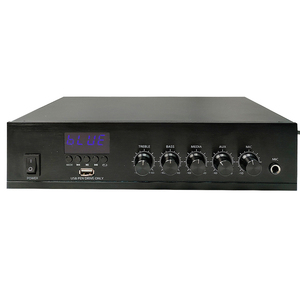 Haut-parleurs colonne en alliage d'aluminium de 3 pouces, 2 entrées <span class=keywords><strong>RCA</strong></span>, système de sonorisation 40W, amplificateur domestique DM pour salle de classe - Product Image 4