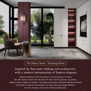 SNOW <span class=keywords><strong>PALACE</strong></span> Armoire de cuisine impériale |   Bouton à quatre branches |   Panneau tissé bordeaux |   Bois contemporain |   Usage en appartement |   Interdit - Product Image 6