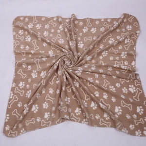 Disposable Cozy <strong>Paws</strong> <strong>Printed</strong> Fleece Blanket Mat for Cat Dog Pet Sleep Mat Pad Bed Cover Blanket - Product Image 4