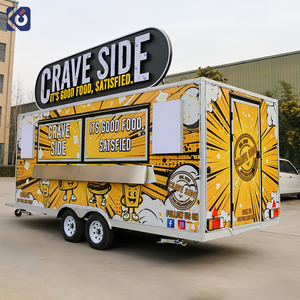 Xe đẩy thức ăn CAMPTRL với bếp đầy đủ tiện nghi, xe tải thực phẩm, xe bán thức ăn lưu động, xe bán pizza, kem, xe đẩy thức ăn di động được trang bị đầy đủ - Product Image 4