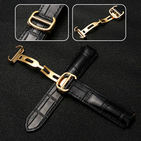 Fermoir boucle de montre en acier inoxydable 304l, boucle de montre à papillon pliable pour bracelet de montre cartoon 12mm 14mm 16mm 18mm 20mm