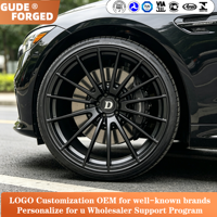 Jante de voiture sport forgée GUDE, 1 pièce, 15, 18, 19-26 pouces, concave profond, bronze mat, 5x112, 5x120, pour voitures de luxe, pour BMW
