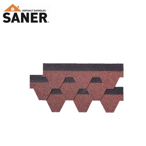 Saner Mosaïque de haute qualité Bardeaux d'asphalte Vente en gros directe d'usine Tuiles de toiture Revêtement de <span class=keywords><strong>toit</strong></span> imperméable pour maisons modernes - Product Image 3