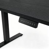 Bureau motorisé stable à double moteur, programmable, en acier SPCC, à quatre pieds, avec contrôle de mémoire, pour position assise ou debout