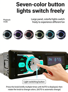 <span class=keywords><strong>Reproductor</strong></span> <span class=keywords><strong>MP3</strong></span> para Auto con <span class=keywords><strong>APP</strong></span>, 2 Puertos USB, Transmisor FM, Compatible con WAV, BT 5.0, <span class=keywords><strong>Reproductor</strong></span> <span class=keywords><strong>de</strong></span> Música <span class=keywords><strong>de</strong></span> Alta Potencia sin Pérdidas, WiFi Integrado, 7 Colores - Product Image 4