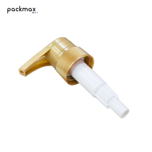 Pompe à lotion à buse plate et interrupteur fileté — Tête de pompe à pression en plastique PP, tête de pompe en plastique pour shampoing et gel douche - Product Image 2