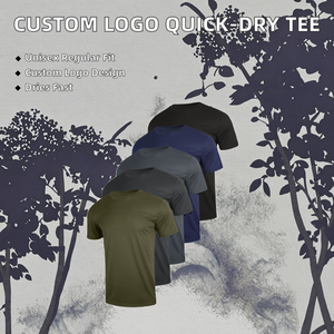 Camiseta de Algodón 100% de 180 g/m², Tejido de Punto de Secado Rápido, Corte Regular, Unisex, Anti-Pilling, Diseño Liso, para Verano y Actividades al Aire Libre, con Logotipo Personalizado de Alta Gama - Product Image 2