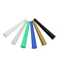 Tube souple conique coloré en PP de 109 mm avec bouchon pop-top résistant aux enfants, impression par transfert thermique pour produits pharmaceutiques