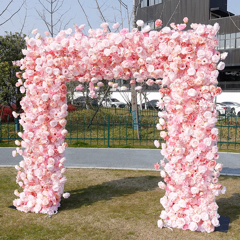 Décoration de mariage arches de mariage personnalisées en forme de coeur toile de fond arc de mariage