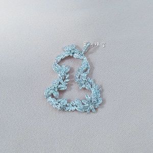 Xinfly 18K Gold Natural Diamond Cluster Pendant <b>Necklace</b> Full of Diamonds Flower Fortune Gourd Fine Pendants & Charms - Product Image 4