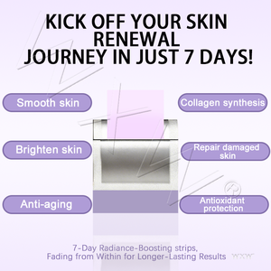 Private Label 7 Dagen Whitening Mondstrips Beauty Huidverlichtende Supplement Collageen Mondoplosbare <span class=keywords><strong>Strips</strong></span> - Product Image 3