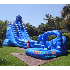 กระดานลื่นเป่าลมขนาดยักษ์สำหรับผู้ใหญ่22ฟุตลานสองชั้นสนามหลังบ้านยักษ์คลื่นเป่าลมสำหรับผู้ใหญ่ - Product Image 3