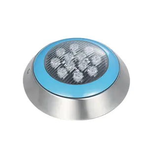 수영장 조명 스테인레스 스틸 ip68 RGB led 수영장 빛 수중 벽 장착 수영장 램프 수중 ledled 램프