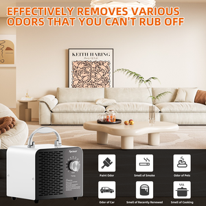 Purificateur d'air portable avancé avec générateur d'ozone EU US Élimination des odeurs de chambre de voiture électrique en métal et élimination de la fumée - Product Image 5