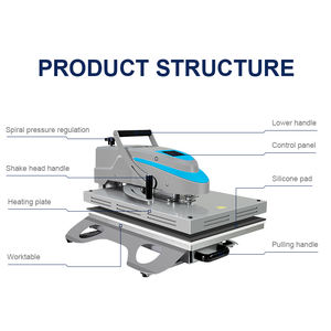 Presse à Transfert de Chaleur Rotative Manuelle à Poste Unique pour Textile, 30X20 cm, 12 ''x 8'', Bons Commentaires - Product Image 5