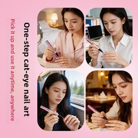 Stylo magnétique pour soin des ongles effet œil de chat L119 – Traitement et art des ongles sans lavage – Fabricant en gros ; Livraison directe disponible