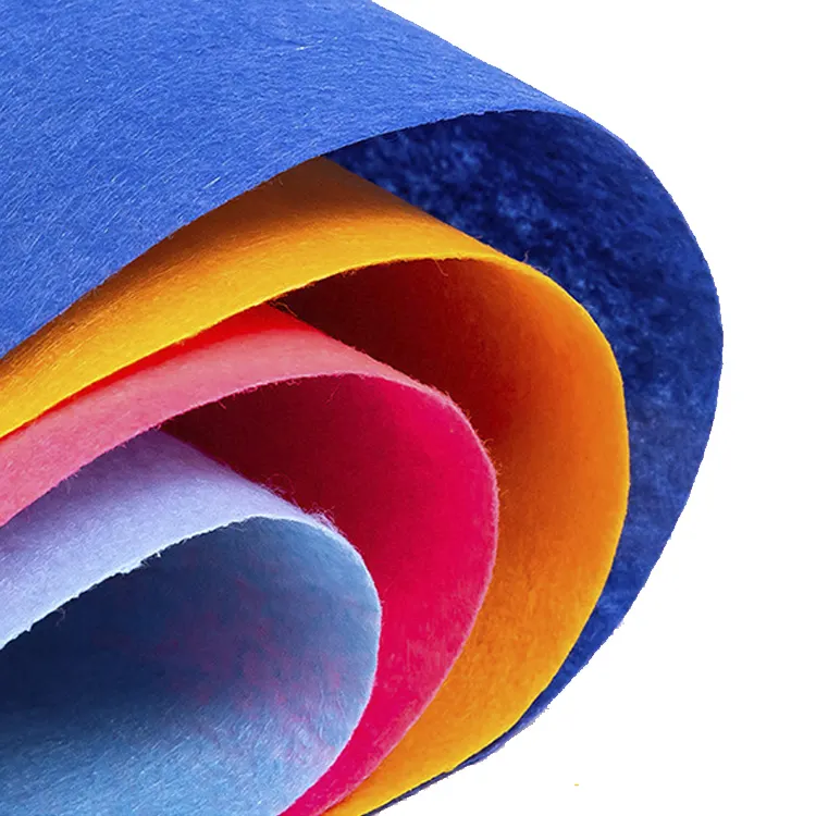 卸売Diy環境にやさしい通気性カラークロス不織布化学繊維フェルト