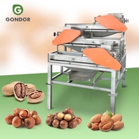 Brazilië Sacha Inchi Openers Dehusker Zeep Separator Amandel Vergruizer Pijnboom Macadamia Noten Schilmachine voor China