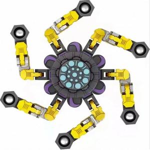 Juguetes y Pasatiempos de Buena Calidad para Niños: Nuevo Fidget Spinner Eléctrico Metálico Personalizado con Cadena Pop-up y Función de Vuelo - Product Image 6