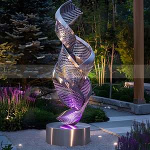 ANW7165 Monumento Conmemorativo Art Deco Personalizado de Acero Inoxidable Resistente a la Intemperie y Escultura Cultural 304 para Desarrollo Urbano - Product Image 4