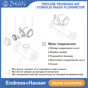 水、ガス、油、液体空気媒体用Endress Hauser Proline Promass 83F DN50 2In <span class=keywords><strong>Digital</strong></span> E H 83F50 Coriolis <span class=keywords><strong>Flow</strong></span> <span class=keywords><strong>Meter</strong></span> - Product Image 5