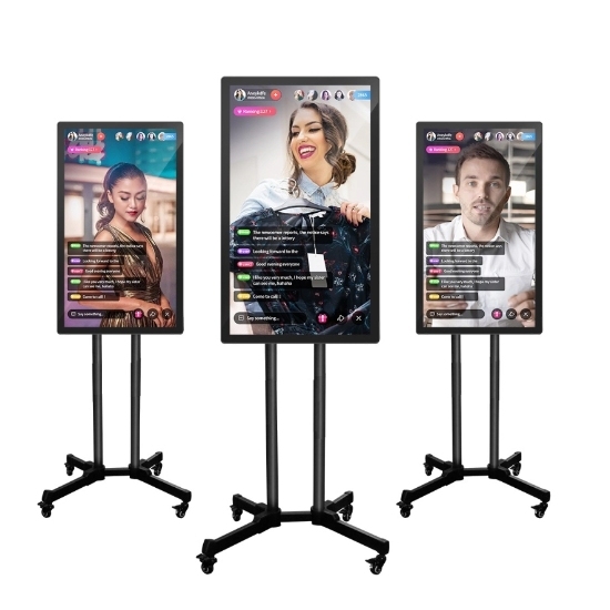Professional Trans7 Live Streaming Equipment IP65 LCD Screen for Facebook Broadcast Video for Indoor Education Exhibition Halls