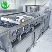 Chariot de bar mobile professionnel, distributeur de boissons, machine à glaçons, station à cocktails, pack restauration rapide, crème glacée, acier inoxydable, fibre de verre, produits alimentaires