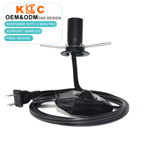 Câble <span class=keywords><strong>de</strong></span> <span class=keywords><strong>lampe</strong></span> avec variateur d'intensité, interrupteur lumineux AC Kema Keur, cordon d'alimentation avec douille E12 E14 - Product Image 1
