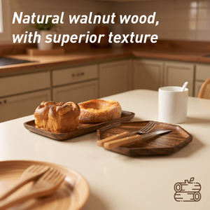 WDF 8 طبقات bangejas De Madera كعكة خشبية مكسرات صينية فطور calet - Product Image 4