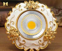 Lampu Sorot LED Downlight Universal Smart Eropa 5-10cm, Lampu Plafon Terpasang 7.5cm Cut-Out