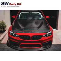 Capot avant en fibre de carbone de haute qualité pour BMW M2 M2C F87 2014-2019, style GTS, capot moteur, couvercle de capot, pièces et accessoires automobiles