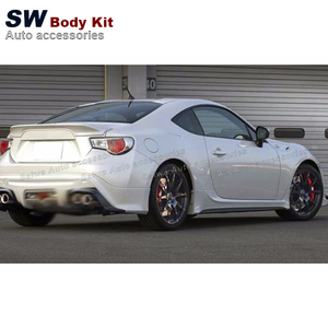 2012-2019 para Toyota GT86 FT86 BRZ Kit de carrocería de fibra de carbono nueva falda lateral de parachoques con labio de flanco Winglet separador - Product Image 4